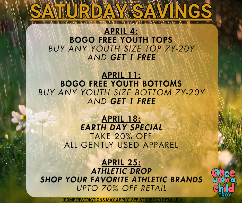 Saturday Savings